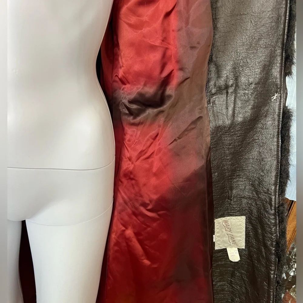 Vintage Mary Lane Full Length Womens Fur Coat Sz 16 - Picture 7 of 13